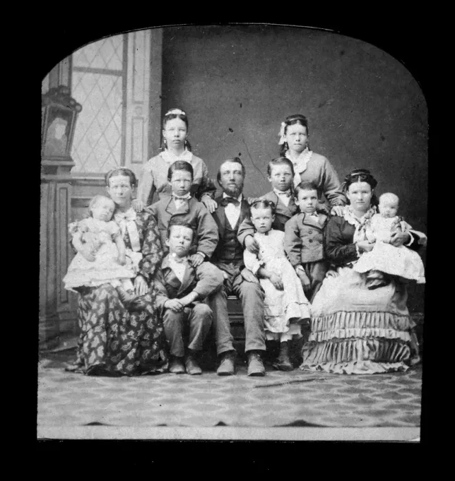 Framed Print : Mormon Family Framed Print : Mormon Family