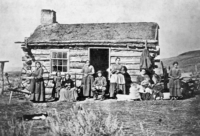Framed Print : Mormon Frontier Settlement In Far West Framed Print : Mormon Frontier Settlement In Far West