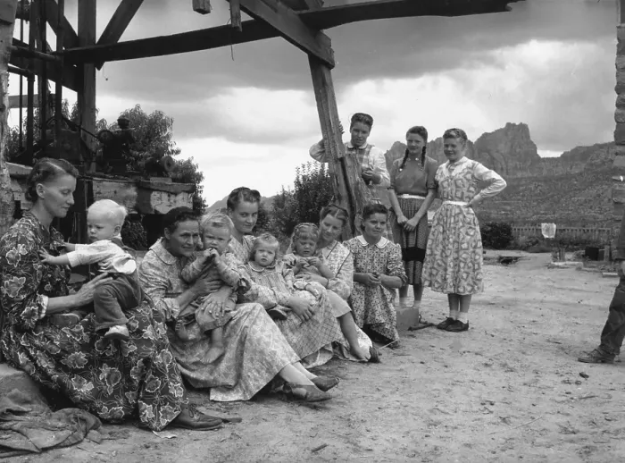 Framed Print : Mormon Polygamy