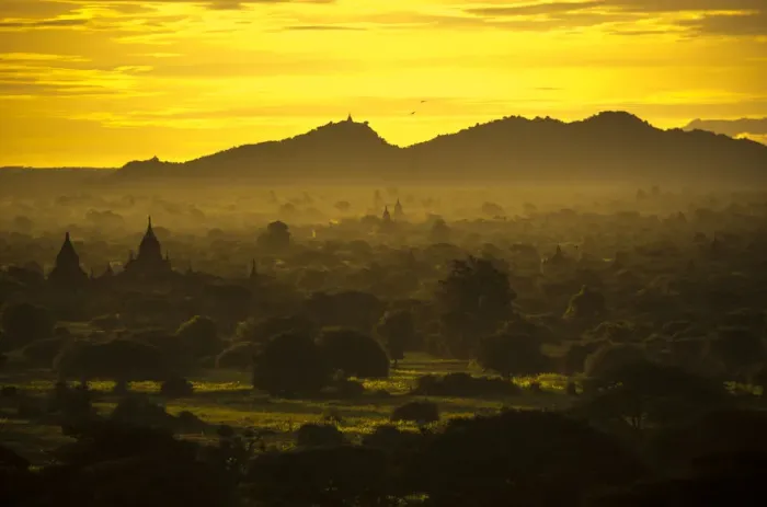 Framed Print : Morning bagan Framed Print : Morning bagan