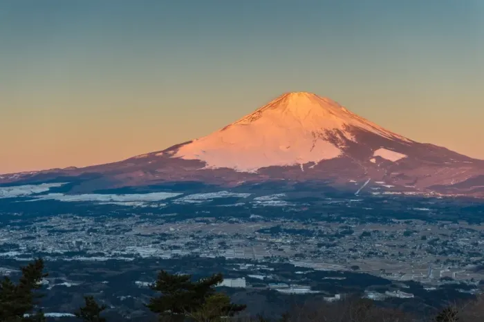 Framed Print : Morning Fuji