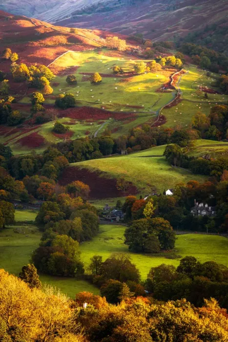 Framed Print : Morning Light at Ambleside, Lake District, Cumbria, England Framed Print : Morning Light at Ambleside, Lake District, Cumbria, England