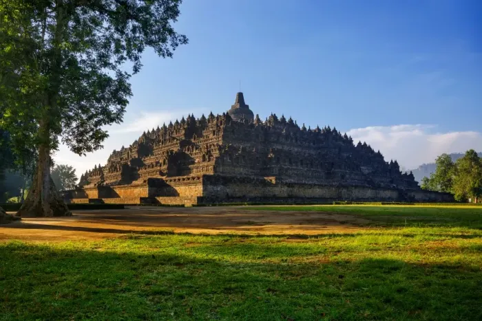 Framed Print : Morning Light at Borobudur, Magelang, Central Java, Indonesia Framed Print : Morning Light at Borobudur, Magelang, Central Java, Indonesia
