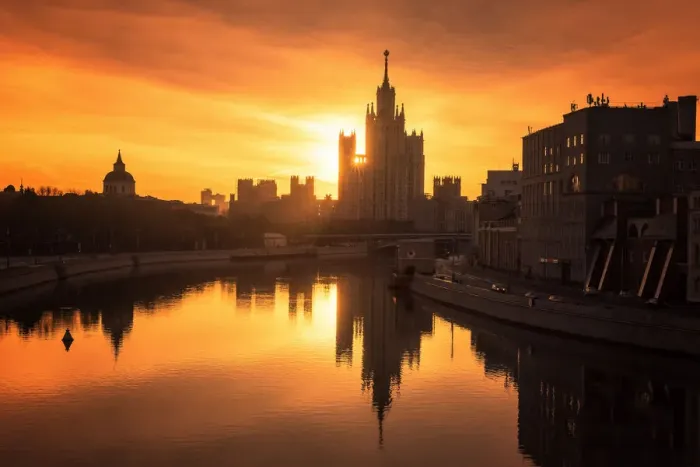 Framed Print : Morning in moscow Framed Print : Morning in moscow