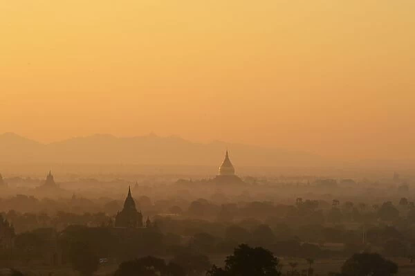 Morning scene in Old Bagan, Myanmar