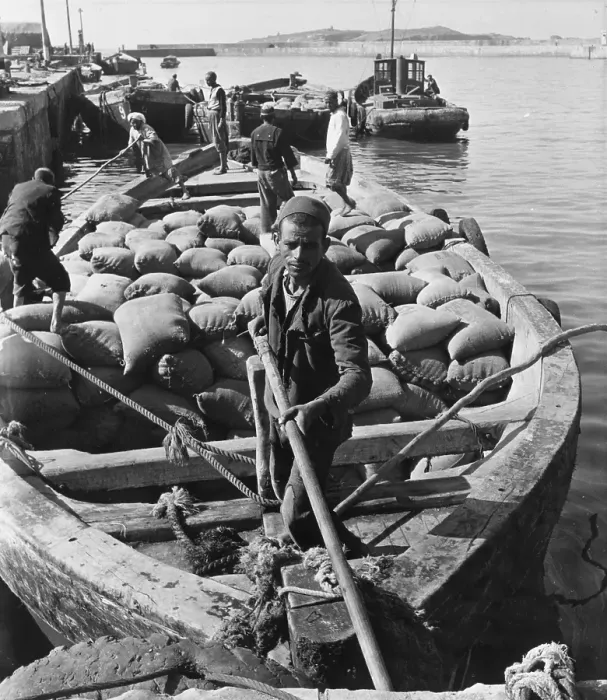 Framed Print : Moroccan Boatman Framed Print : Moroccan Boatman