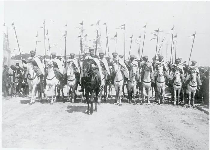 Framed Print : Moroccan Colonial Mounted Troops Framed Print : Moroccan Colonial Mounted Troops
