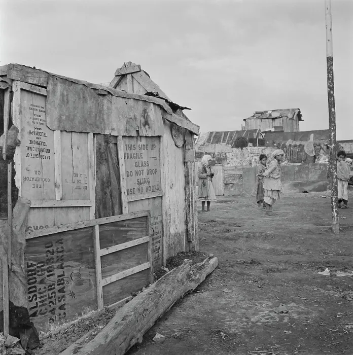 Framed Print : A Moroccan Shanty Town Framed Print : A Moroccan Shanty Town