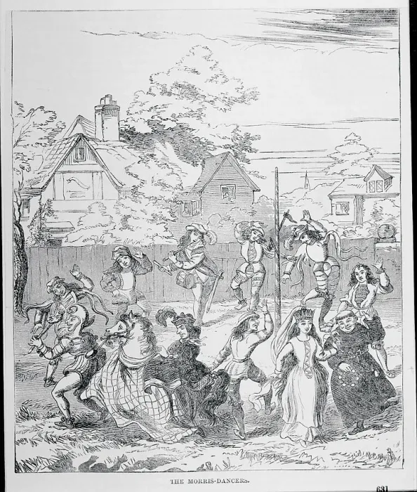 Framed Print : Morris Dancers Performing Framed Print : Morris Dancers Performing