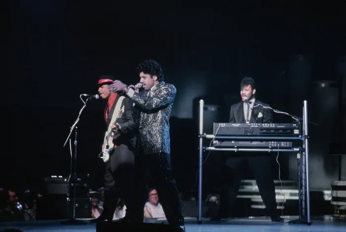 Framed Print : Morris Day & The Time Play American Bandstand