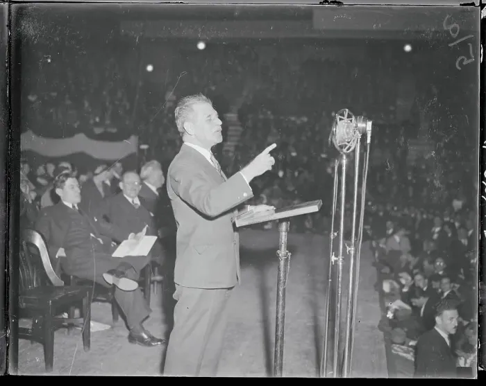 Framed Print : Morris Hillquit Addressing Rally Framed Print : Morris Hillquit Addressing Rally