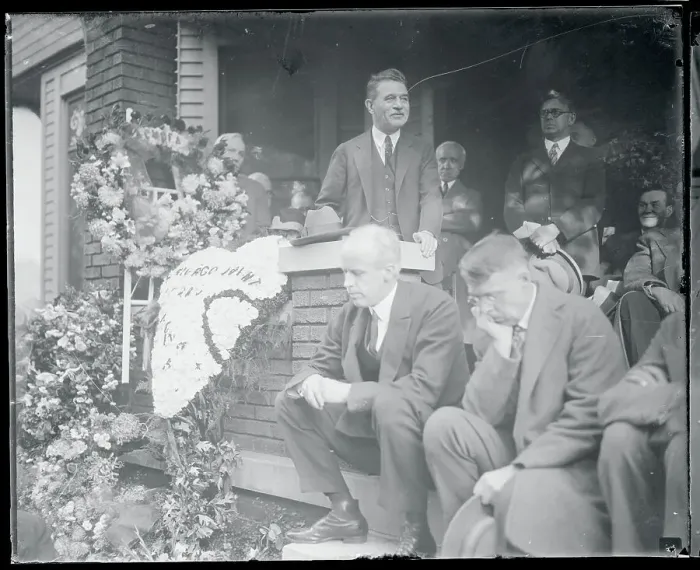 Framed Print : Morris Hillquit Presenting an Eulogy Framed Print : Morris Hillquit Presenting an Eulogy
