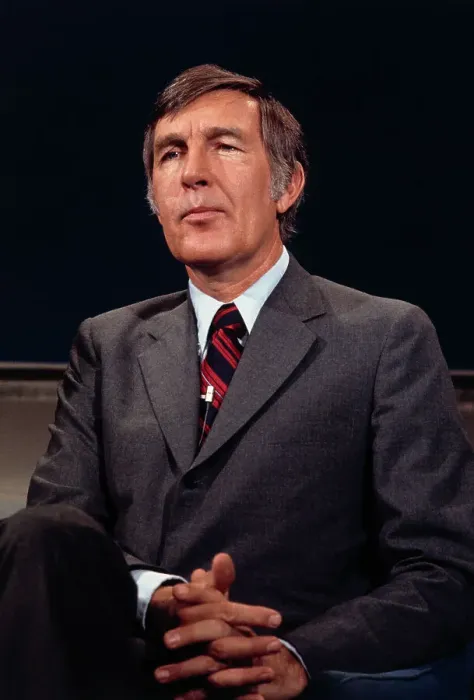 Framed Print : Morris Udall Sitting with His Hands Crossed Framed Print : Morris Udall Sitting with His Hands Crossed
