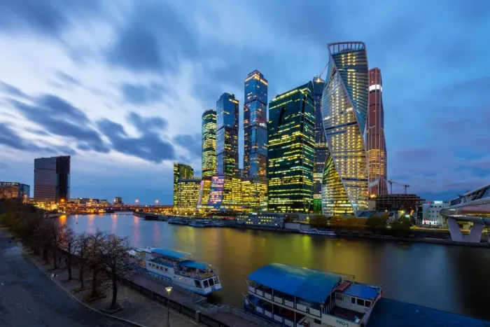 Framed Print : Moscow Business District Framed Print : Moscow Business District