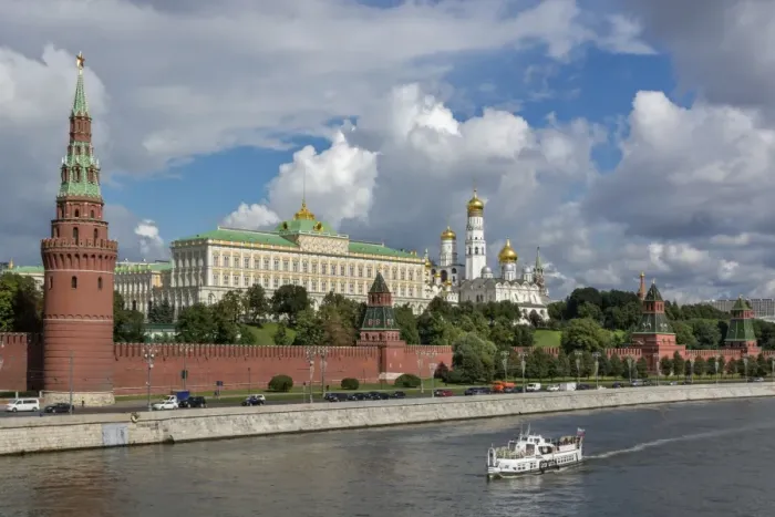 Framed Print : The Moscow Kremlin in Moscow, Russia
