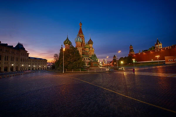 Moscow Russia, Red square, view of St. Basil s
