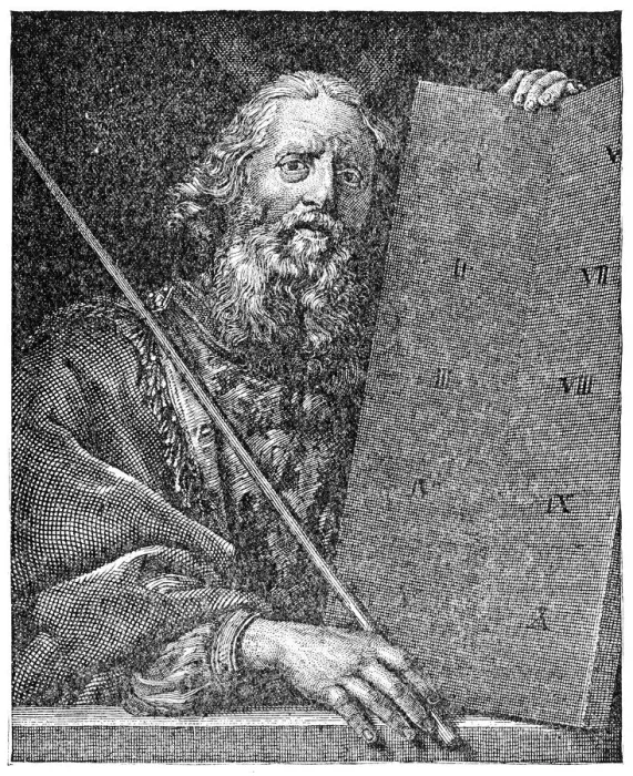Framed Print : Moses engraving 1894 Framed Print : Moses engraving 1894