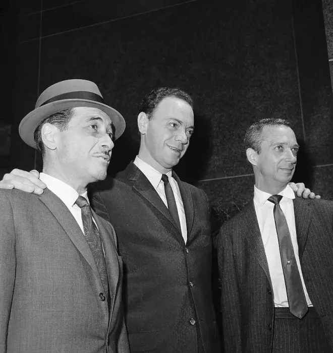 Framed Print : Moses Knoe, Alan Freed And Mel Leeds Framed Print : Moses Knoe, Alan Freed And Mel Leeds