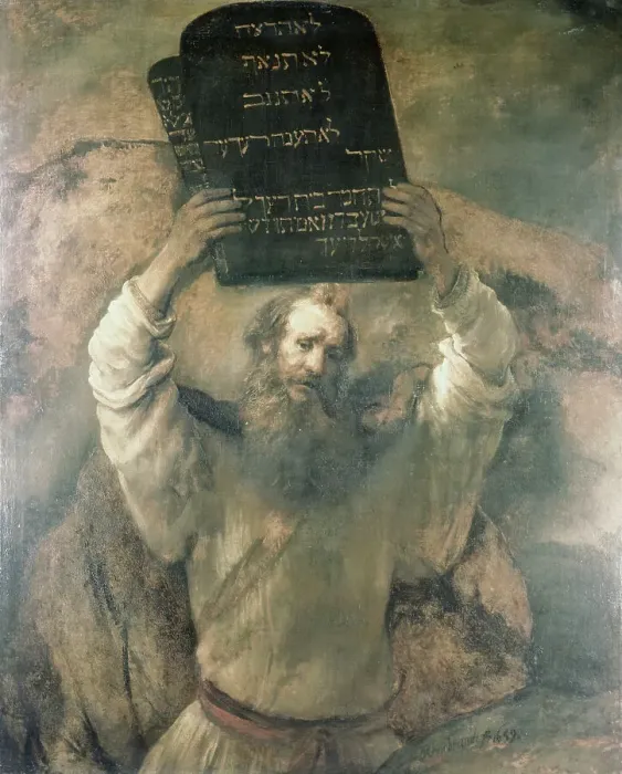 Framed Print : Moses Smashing the Tables of the Law by Rembrandt Harmensz van Rijn Framed Print : Moses Smashing the Tables of the Law by Rembrandt Harmensz van Rijn