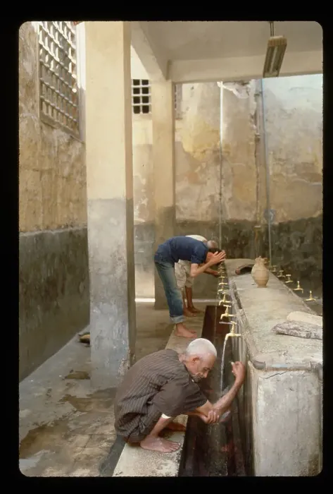 Framed Print : Moslems Washing Hands Outside Mosque Framed Print : Moslems Washing Hands Outside Mosque