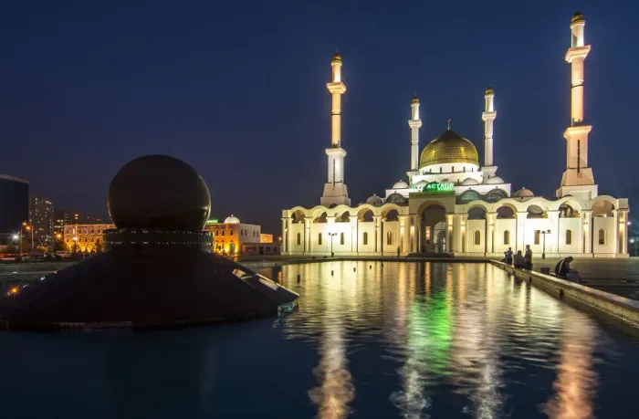 Framed Print : Mosque in Astana. Nur Astana Framed Print : Mosque in Astana. Nur Astana