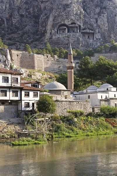 Mosque and Tombs of the Kings, Amasya, Yesilirmak River, Black Sea Region, Turkey
