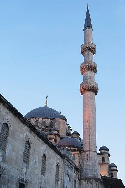 Mosque Of The Valide Sultan Against A Blue Sky