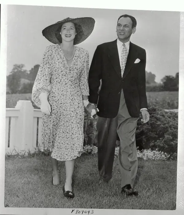 Framed Print : Moss Hart and Kitty Carlisle Walking