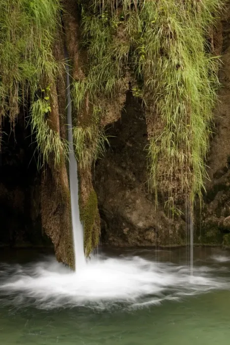 Framed Print : Mossy waterfall, Plitvice Lakes National Park, UNESCO World Heritage Site, Croatia, Europe