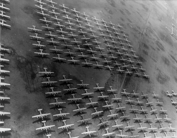 Mothballed Boeing B17 and Consolidated B24 Planes Graveyard