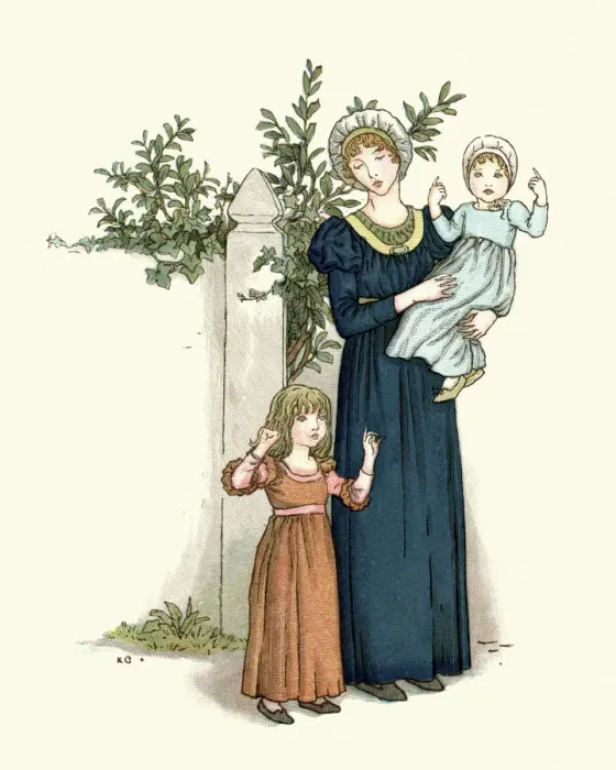 Framed Print : Mother and children Framed Print : Mother and children