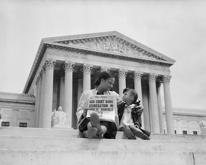 Framed Print : Mother and Daughter at U.S. Supreme Court Framed Print : Mother and Daughter at U.S. Supreme Court