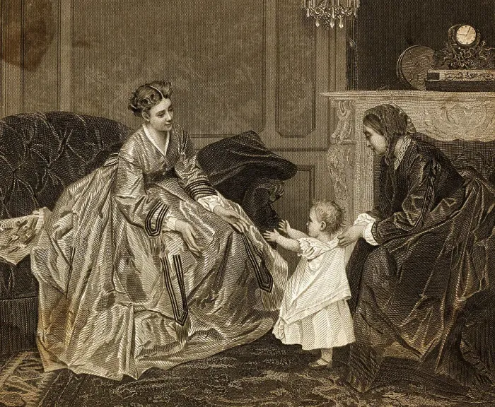 Framed Print : Mother, Grandmother, and Child
