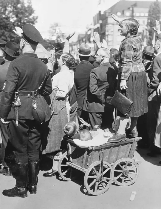 Framed Print : Mother Standing on a Cart Framed Print : Mother Standing on a Cart