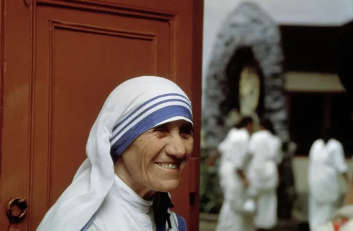 Framed Print : Mother Teresa Smiling Framed Print : Mother Teresa Smiling