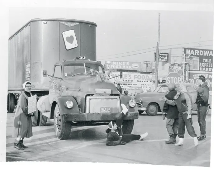Framed Print : Mothers Protesting to Install a Traffic Signal Framed Print : Mothers Protesting to Install a Traffic Signal
