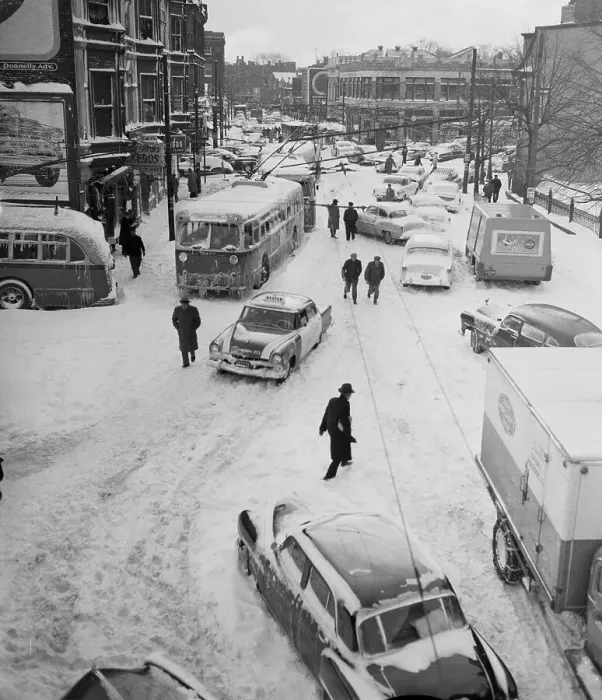 Framed Print : Motor Vehicles Suspended in Snow Framed Print : Motor Vehicles Suspended in Snow