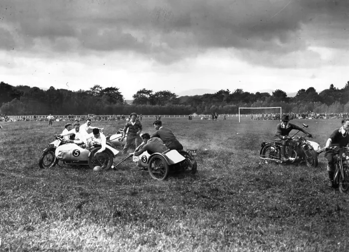 Framed Print : Motorbike Polo Framed Print : Motorbike Polo