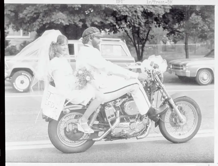 Framed Print : Motorcycle Marriage Framed Print : Motorcycle Marriage
