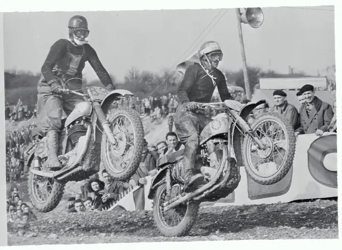 Framed Print : Motorcyclists Competing in Race Framed Print : Motorcyclists Competing in Race