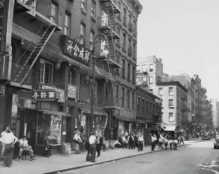 Framed Print : Mott Street Framed Print : Mott Street