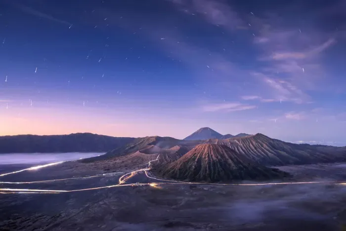 Framed Print : Mount Bromo, is an active volcano and part of the Tengger massif, in East Java, Indonesia