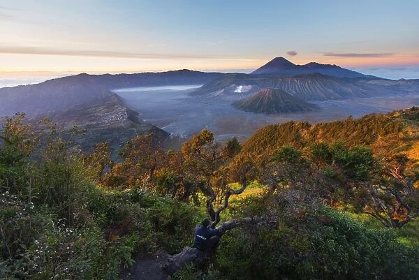 Mount Bromo from the Pinajakan view point