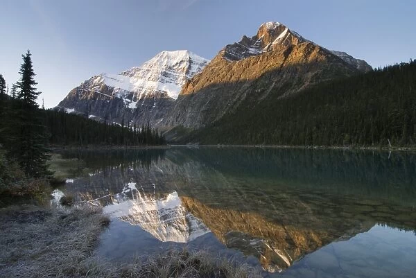 Mount Edith Cavell, Cavell Lake, Jasper National Park, Alberta, Canada