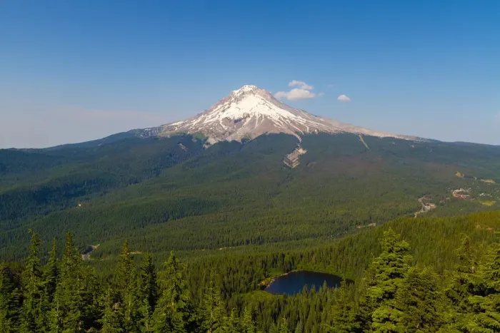 Framed Print : Mount Hood and Mirror Lake Framed Print : Mount Hood and Mirror Lake