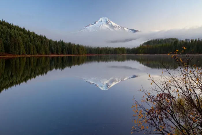 Framed Print : Mount Hood at Trillium Lake Framed Print : Mount Hood at Trillium Lake