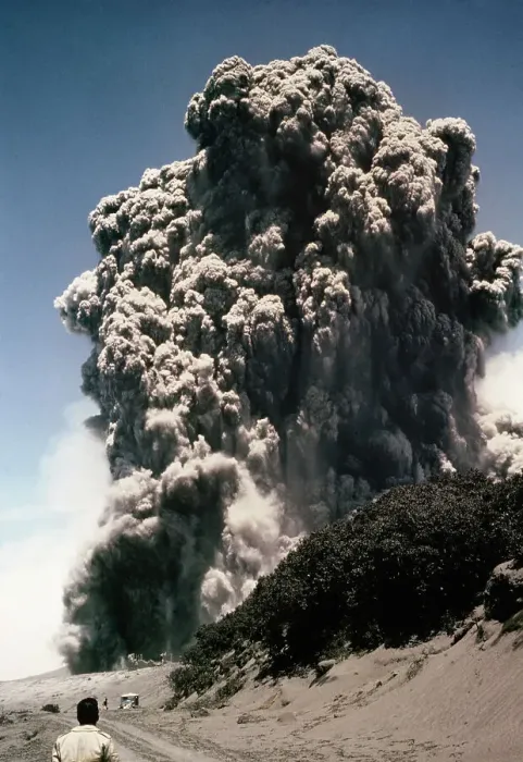 Framed Print : Mount Irazu Eruption