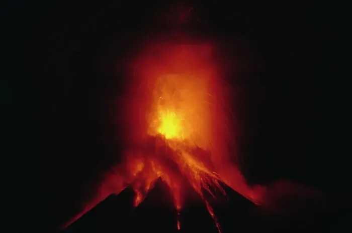 Framed Print : Mount Mayon Volcano Erupting Framed Print : Mount Mayon Volcano Erupting