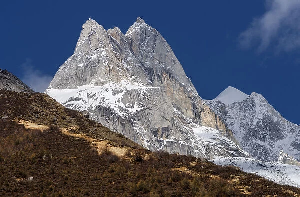 Mount Siguniang peak, Xiaojin County, Sichuan China