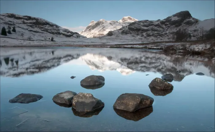 Framed Print : Mountain lake Framed Print : Mountain lake